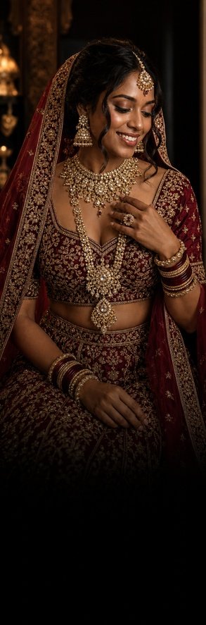 Amara wearing her Ashcroft diamond ring on her wedding day