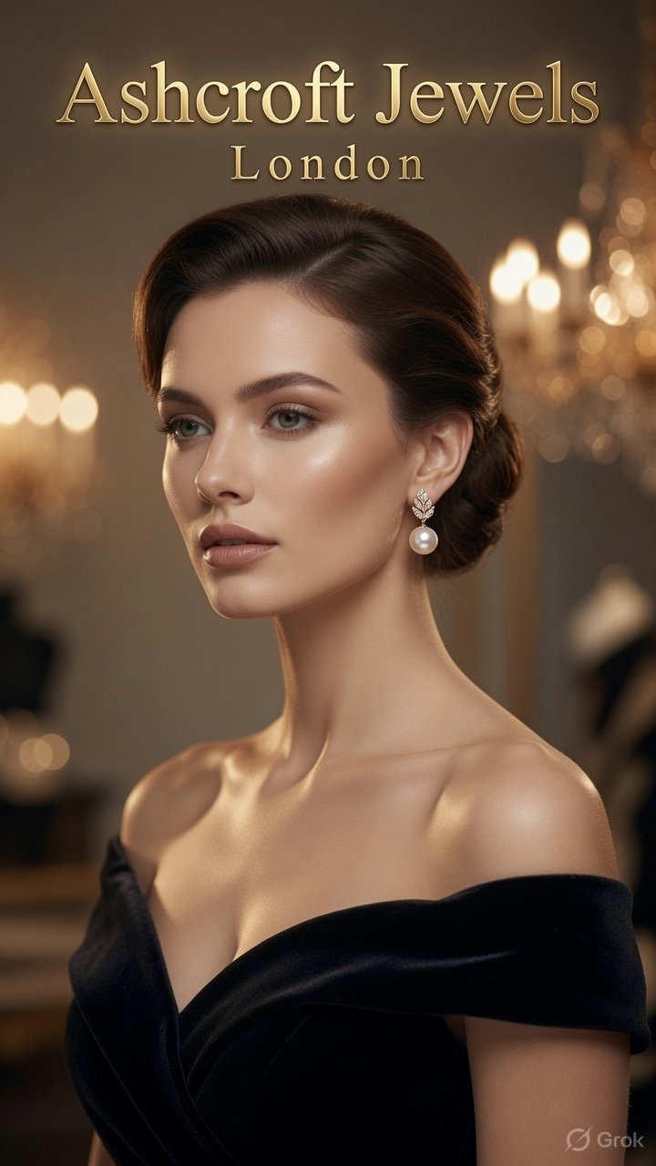 Rose Gold Pearl Earrings
