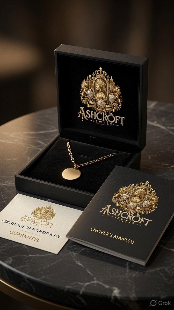 Flat earth stylish golden chain