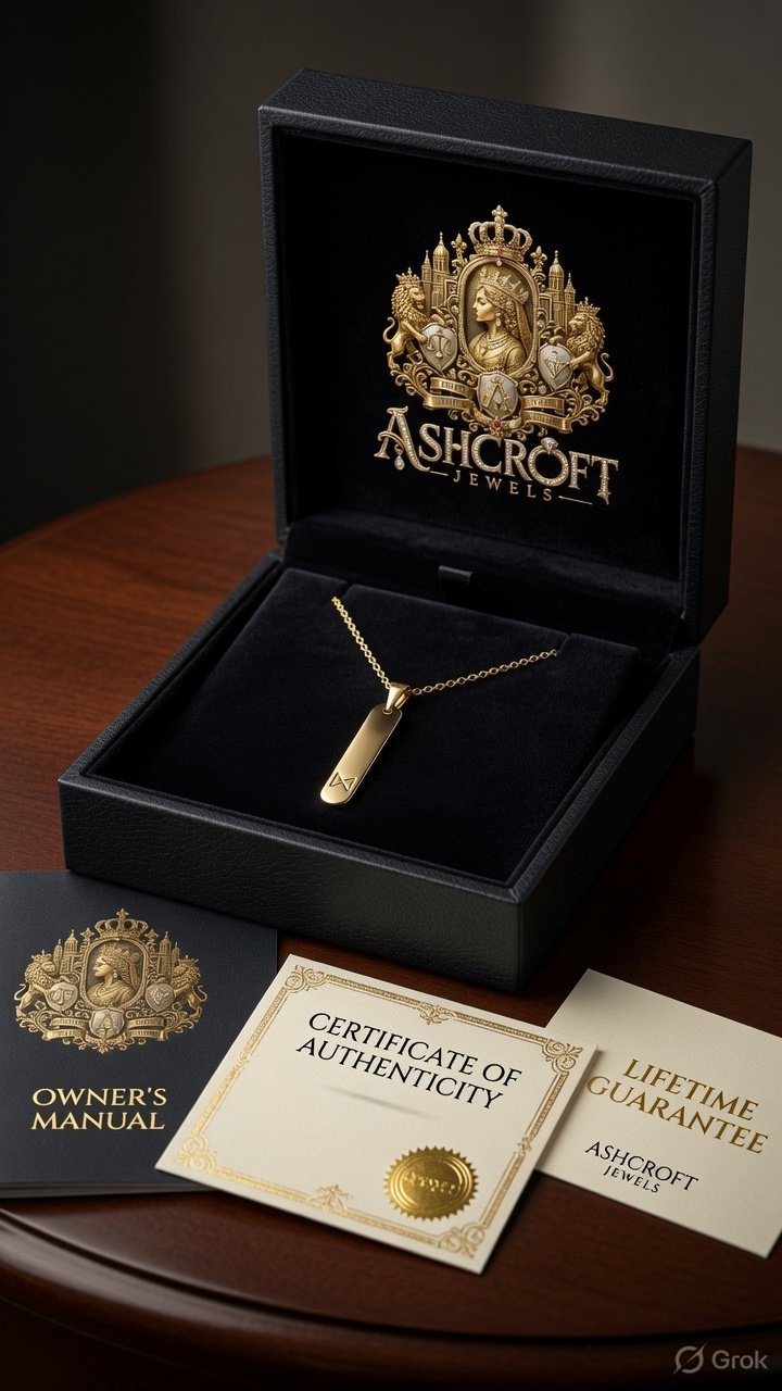 Minimalistic Golden Pendant